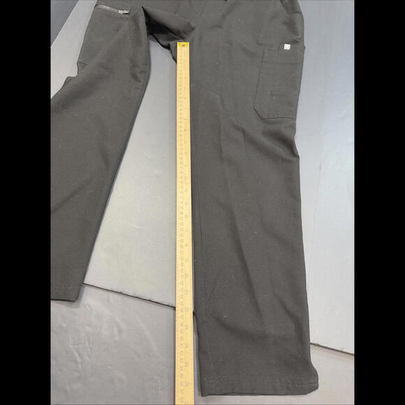 Figs SCRUB Bottoms Black Surgical Drawstring Small MEDICAL UNIFORM Preppy Trendy - Picture 5 of 12